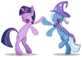little pony fight.gif