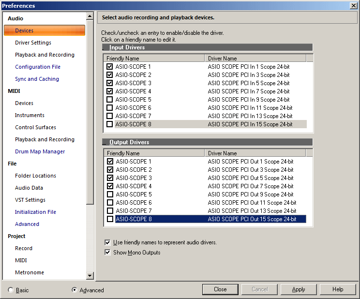 sonar x1 LE DRIVER DIALOGUE
