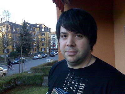 On my girlfriend's balcony.