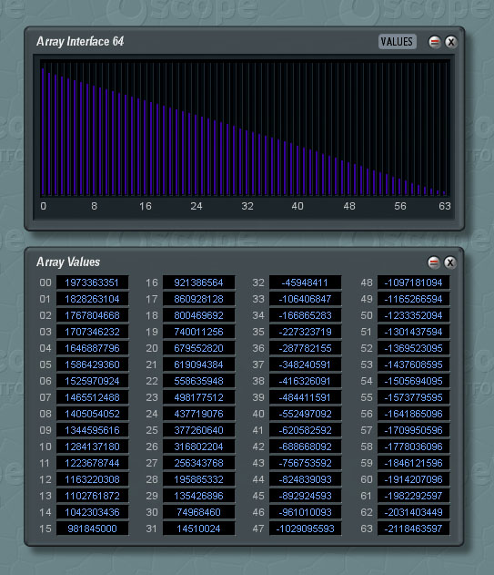 Also works nice for realtime wavetable creation.