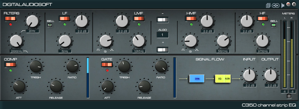 final GUI of DAS-C350