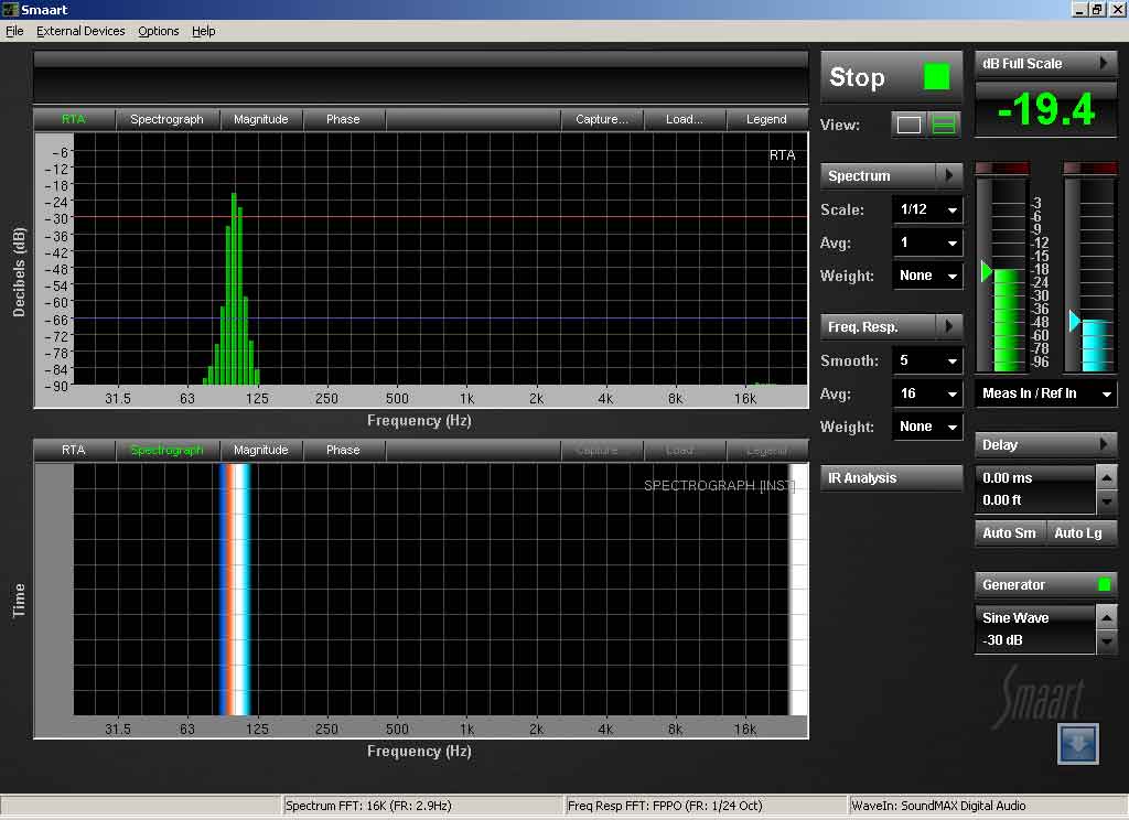 Sideband 100Hz