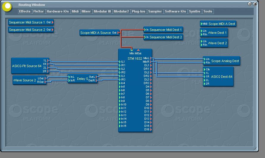 Multiple sources and midi: