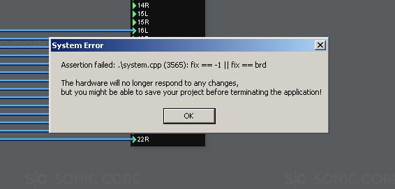 second error
