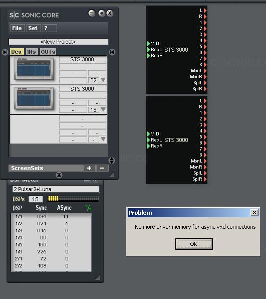 SFP V4 loaded 2 sts 3000 with 32 voices each with no problem